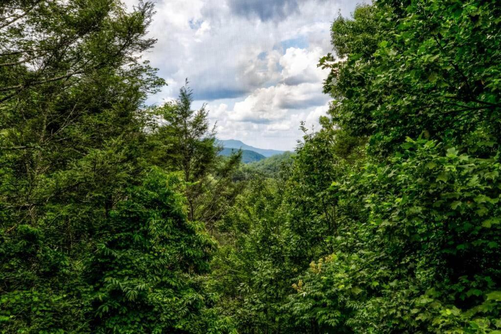Nice View Fireplace, Hot Tub, Porch Bed, Private Sevierville Bagian luar foto